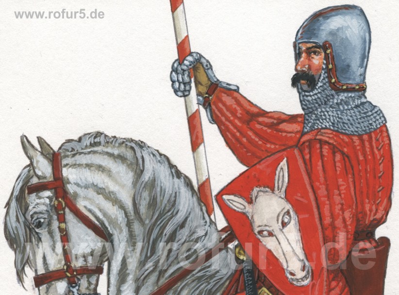 Rolf Fuhrmann, Illustrator. Zeichnung fr HEERE und WAFFEN Band 7 - Tannenberg 1410.