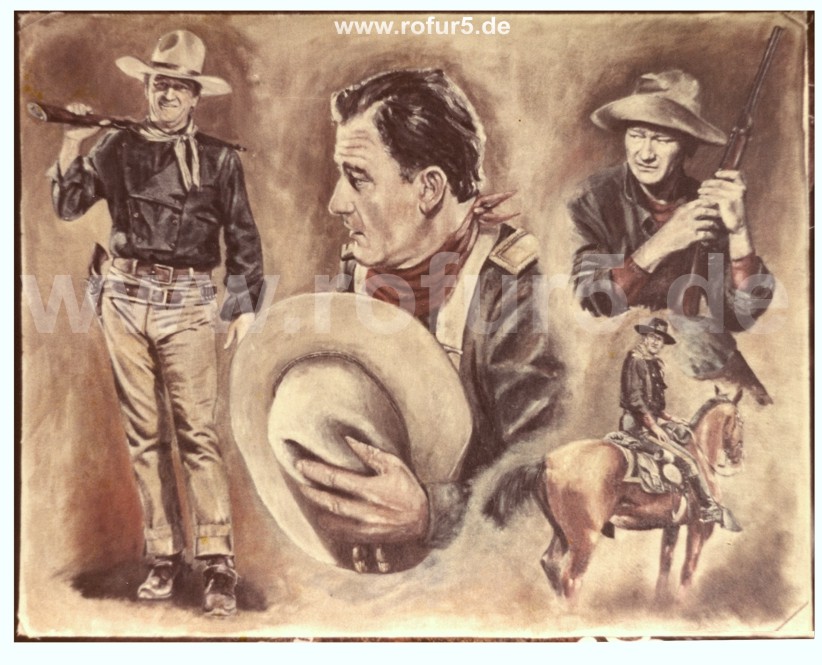 Rolf Fuhrmann, Malerei: John Wayne.
